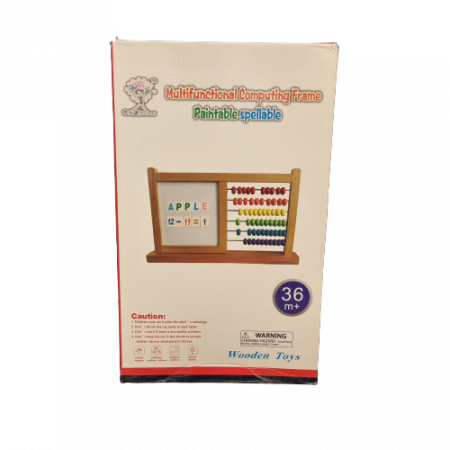 Jocuri educative - Tabla multifunctionala pentru copii, accesorii de scris, cifre, litere, burete, creta