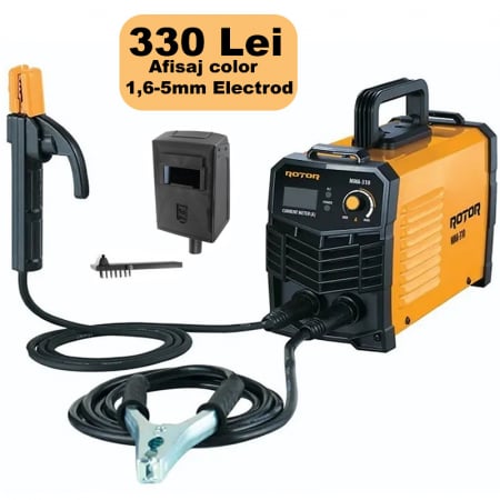 Aparate de sudura - APARAT DE SUDURA, INVERTOR ROTOR MMA 310A, AFISAJ COLOR, FUNCTIE ANTI-LIPIRE, VENTILATOR DE RACIRE