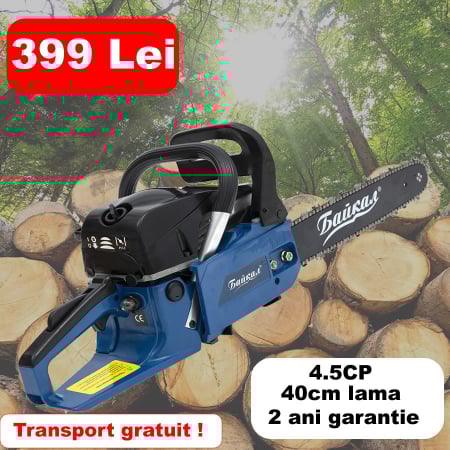 Drujbe - Drujba model rusesc Baikal BP-3400, 4.5 CP, lungime lama 40 cm