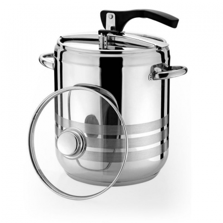 Bucatarie - Oala sub presiune, cu capac din sticla, 7l, Grunberg PC7