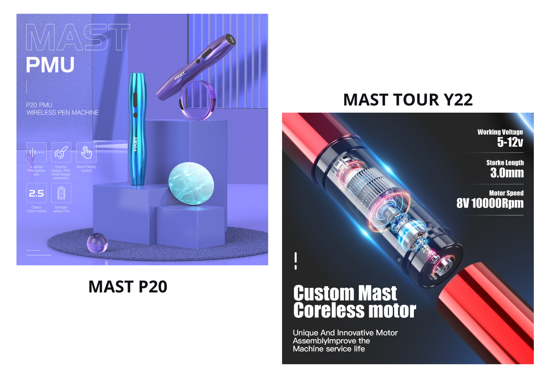 Viteza aparatelor MAST