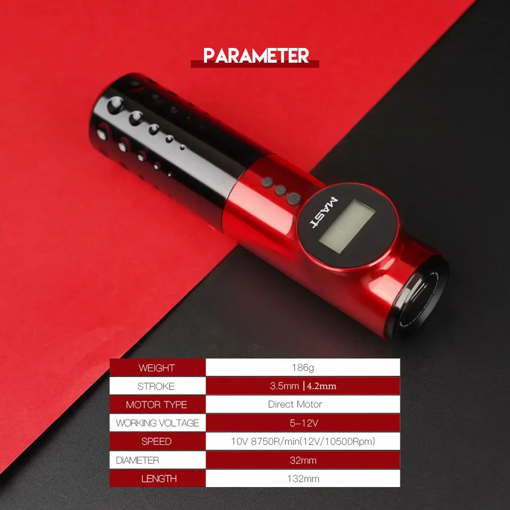 Aparat de Tatuat Wireless Dragonhawk Mast Archer 3.5 mm – Profesional și Ușor de Utilizat [4]