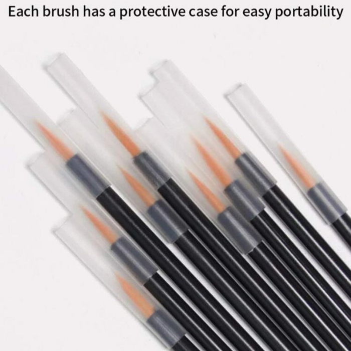 Aplicator eyeliner de unică folosință, negru, set de 50 buc [3]
