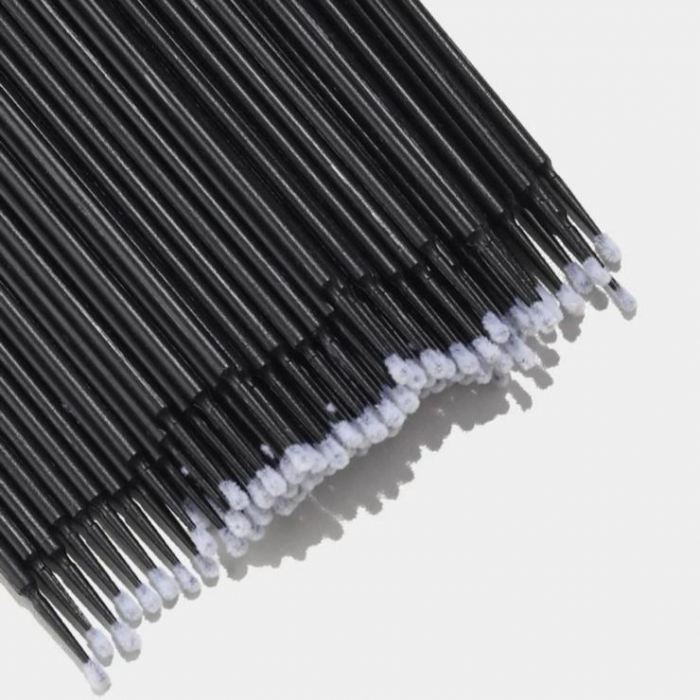 Aplicator micro brush, negru, set de 100 buc [2]