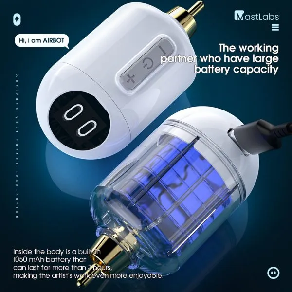 MastLabs Airbot - baterie wireless RCA 1050 mAh - Alb - mgnshop.ro [8]