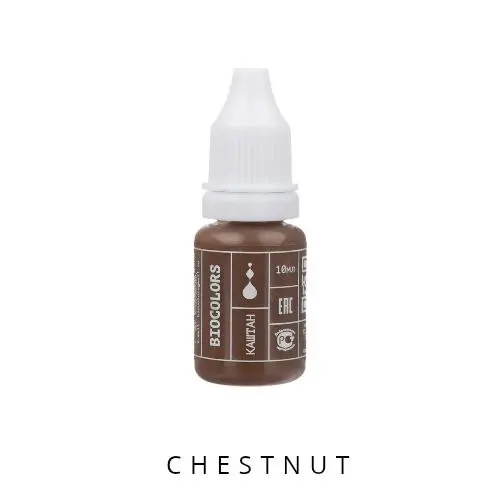 Pigment Biocolors Chestnut – Maro Castaniu 10ml PMU Sprâncene [1]