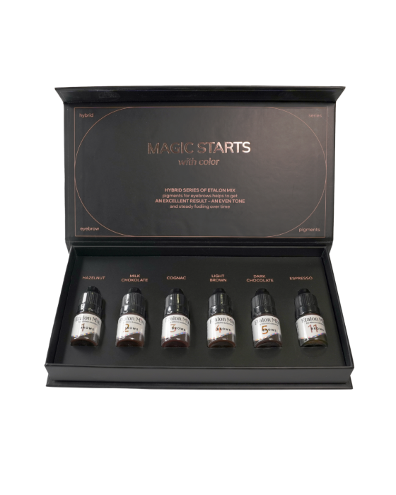 Etalon Mix – Brow Hybrid + Espresso – sprâncene – 6×5 ml [2]