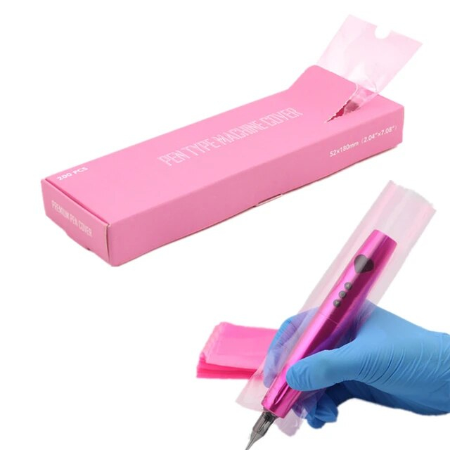Set Folie protecție pentru aparat roz, 100 buc [2]