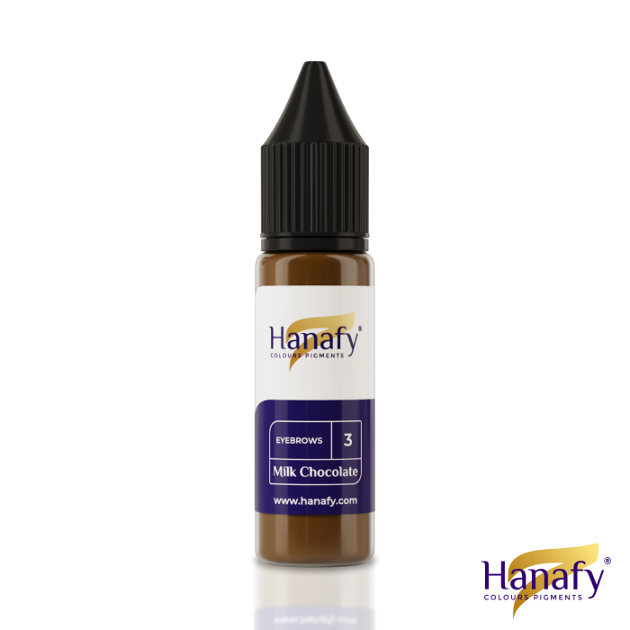 Hanafy Milk Chocolate N3 pigment sprâncene PMU 15ml [2]