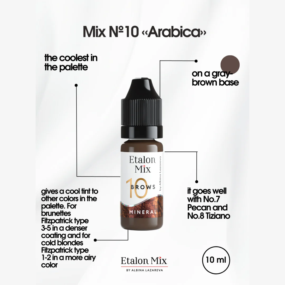 Pigment pentru machiaj permanent №10 Arabica - Etalon Mix [2]