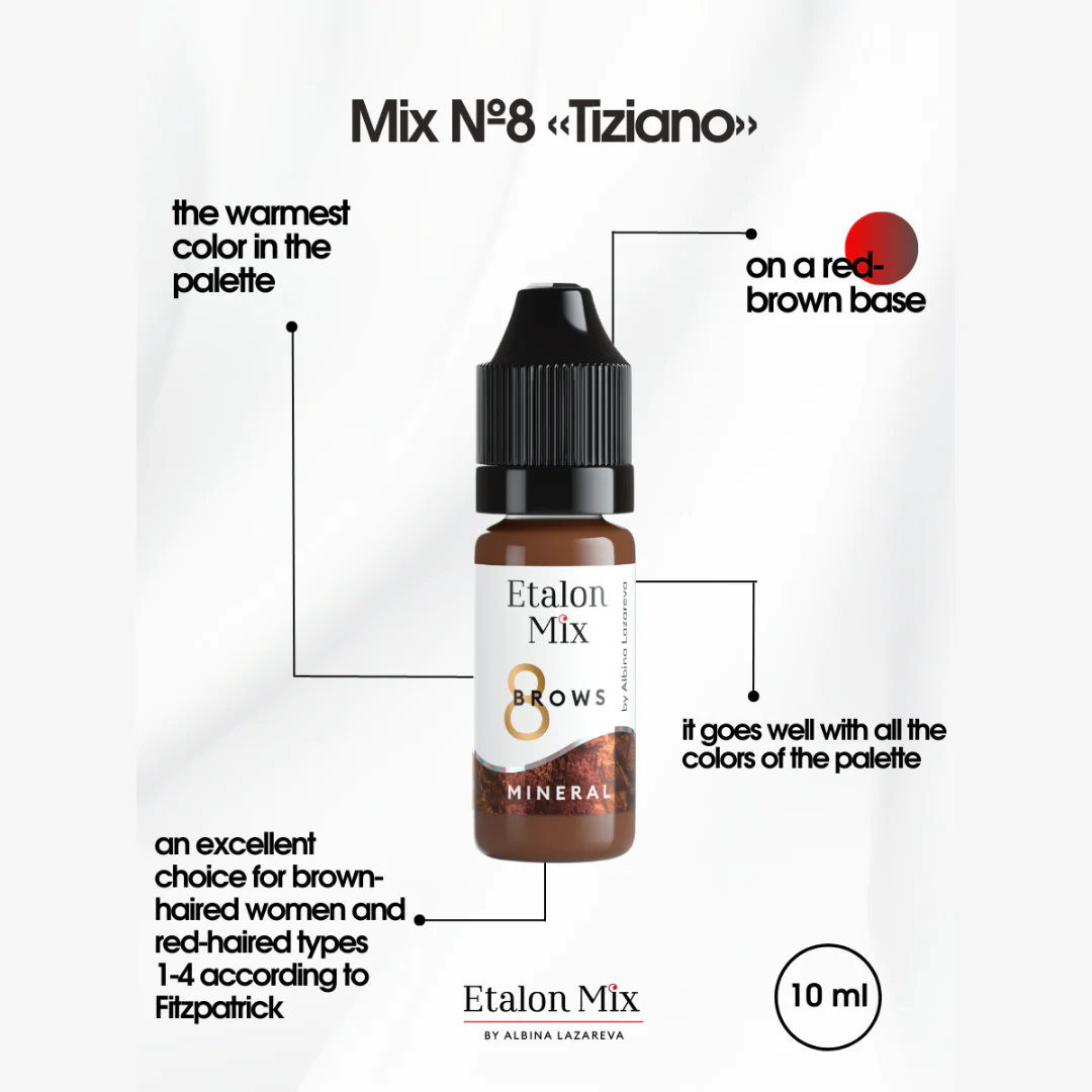 Pigment pentru machiaj permanent №8 Tiziano - Etalon Mix [2]