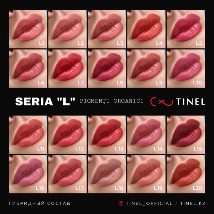 Pigment micropigmentare buze L19 Beige Peach Tinel [2]
