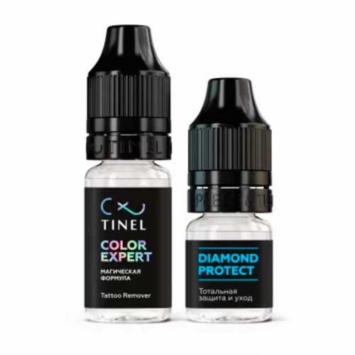 Remover Color Expert Tinel – 2 flacoane soluție îndepărtare tatuaj/PMU [2]