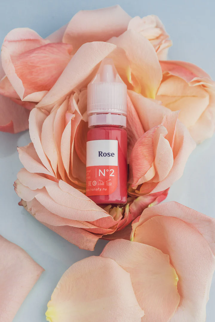 Pigment micropigmentare pentru tatuajul buzelor Rose Nº 2 - HANAFY [2]