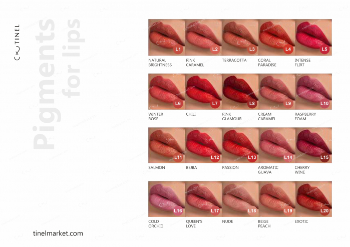 Set 12 Pigmenți Tinel Lipstick Collection pentru Micropigmentare Buze [2]