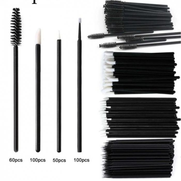 Set de 310 bucăți de aplicatoare de unică folosință, negru [2]