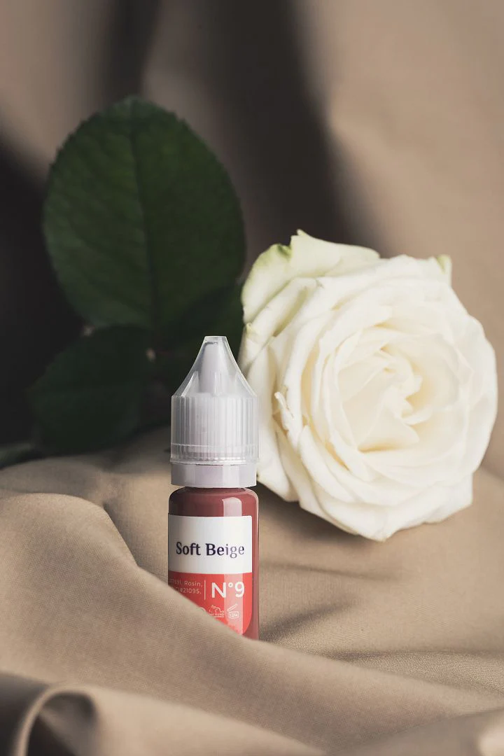 Pigment micropigmentare pentru tatuajul buzelor Soft Beige Nº 9 - HANAFY [2]