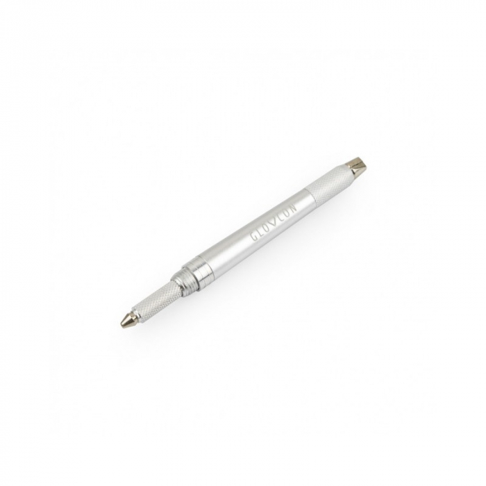 Stilou Microblading Glovcon – Double Sided Aluminiu Demontabil [2]