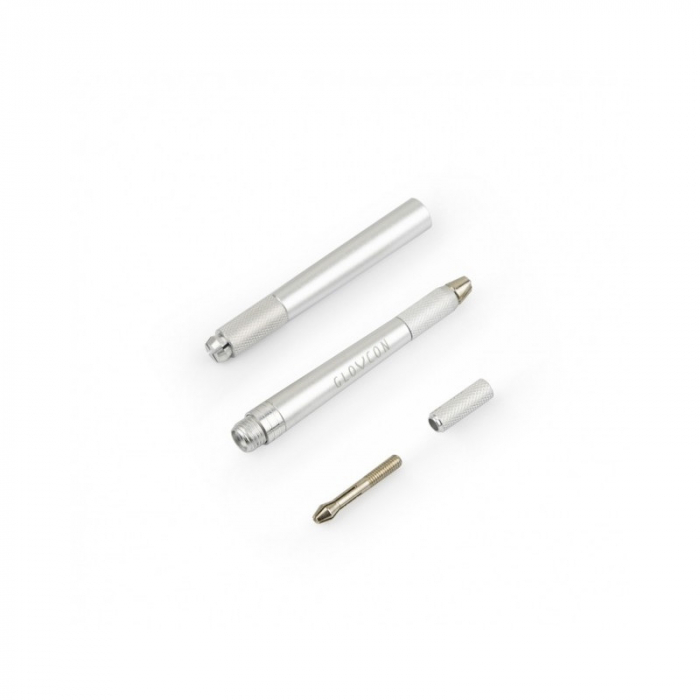 Stilou Microblading Glovcon – Double Sided Aluminiu Demontabil [3]