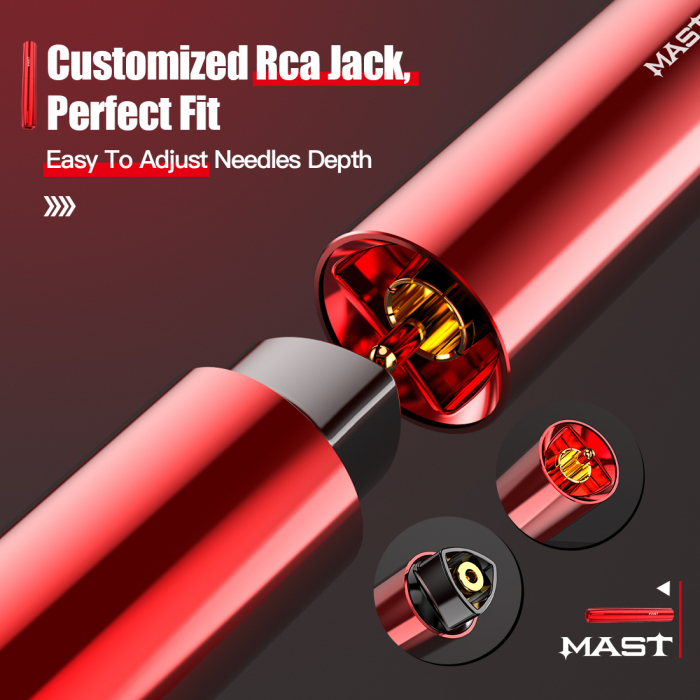 Wireless Tattoo Machine Mast Tour Y22 – Black | Mașină de tatuat rotativă [6]