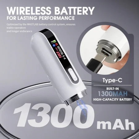 Wireless Tattoo Machine Mast Tour Y22 Pro – multifuncțională PMU și tatuaj, baterie 1300 mAh [4]