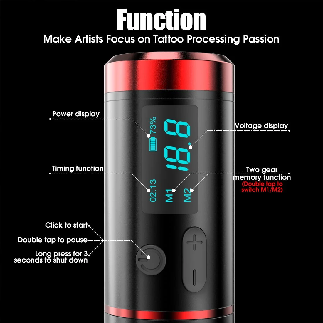 Wireless Tattoo Machine Pen | Armor Pro [3]
