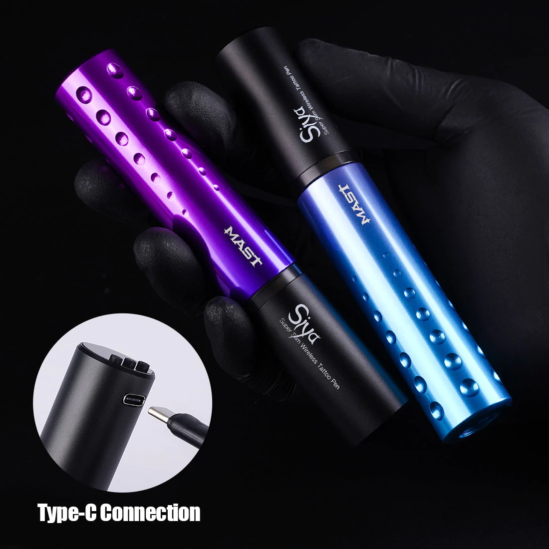 Aparat de tatuaj Wireless Tattoo Machine | Siya - Gradient Purple - MAST [4]