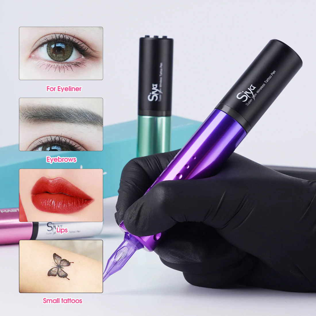 Aparat de tatuaj Wireless Tattoo Machine | Siya - Gradient Purple - MAST [3]