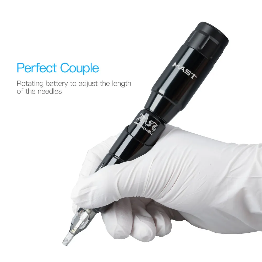 Aparat tatuat Wireless Tattoo Machine with Battery | Mast Tour - Black - MAST [2]
