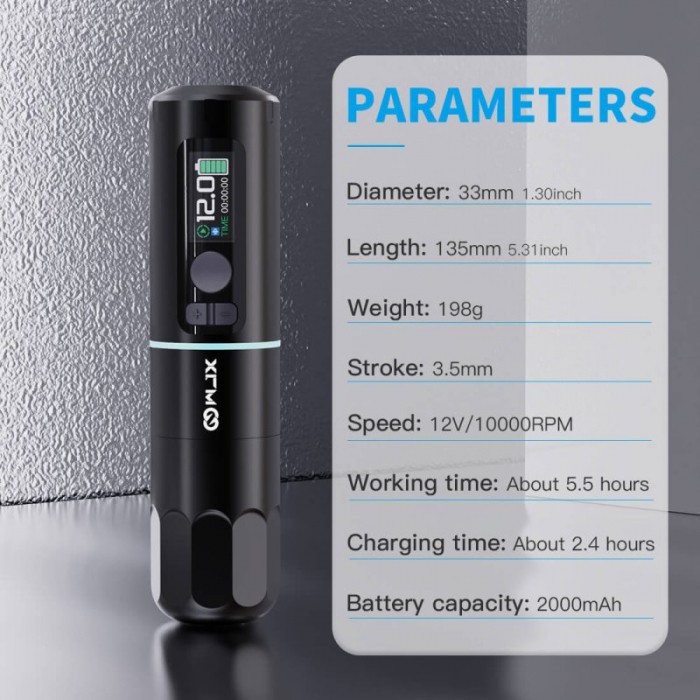 Wireless Tattoo Pen Machine | WJX W4 [3]