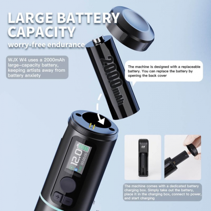 Wireless Tattoo Pen Machine | WJX W4 [2]