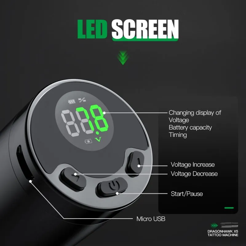 Wireless Tattoo Pen Machine  | X5 [3]