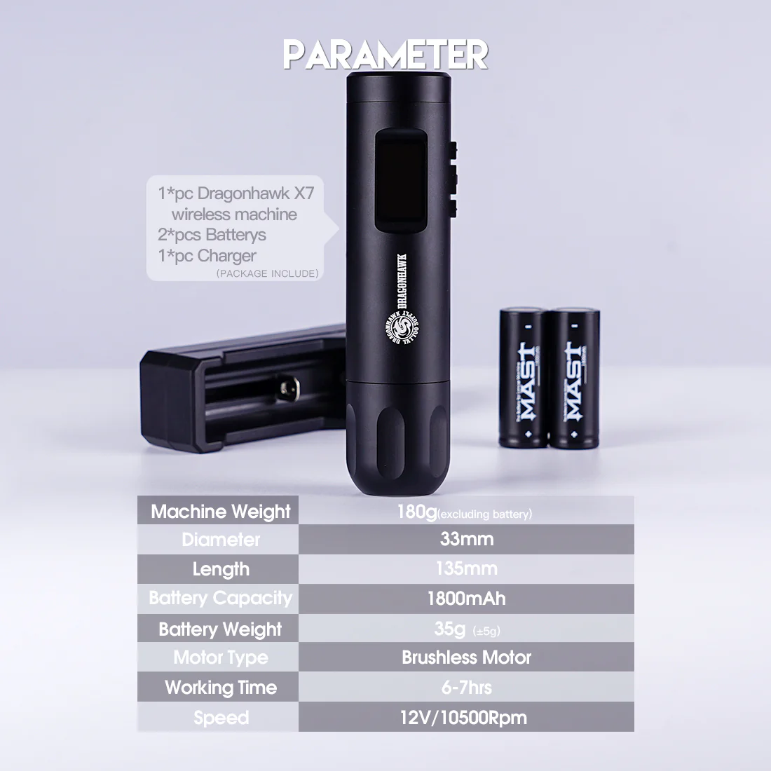 Wireless Tattoo Pen Machine | X7 [3]