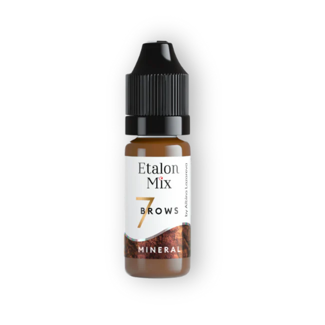 Pigmenti Micropigmentare - Etalon Mix N7 Pecan – Control Total și Stabilitate pe Piele Grasă sau Matură