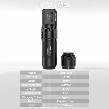 Aparat Tatuat Wireless 7 lungimi de cursa| Fold Pro - MAST [3]