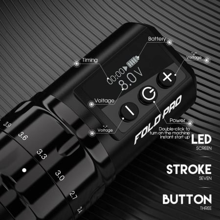 Aparat Tatuat Wireless 7 lungimi de cursa| Fold Pro - MAST [1]