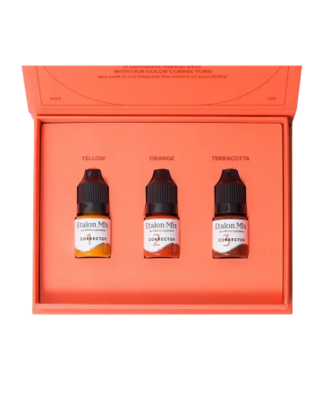 Pigmenți micropigmentare - Etalon Mix – Corrector Trio – corecții pmu – 3×5 ml