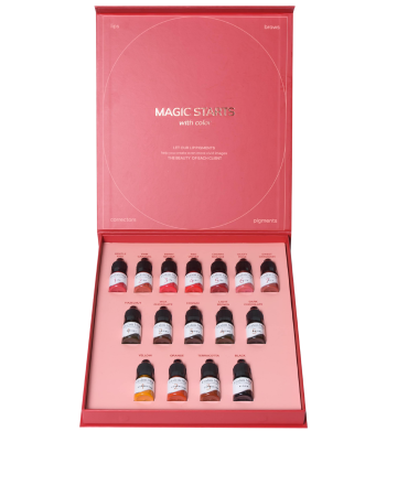 Pigmenți micropigmentare - Etalon Mix – Mega PMU – sprâncene, buze și pleoape; corectori pmu – 16×5 ml