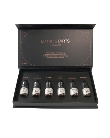 Etalon Mix – Brow Hybrid + Espresso – sprâncene – 6×5 ml [1]
