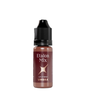 Pigmenți pentru Buze - Etalon Mix Favor Umbra pigment hibrid brun închis pentru buze