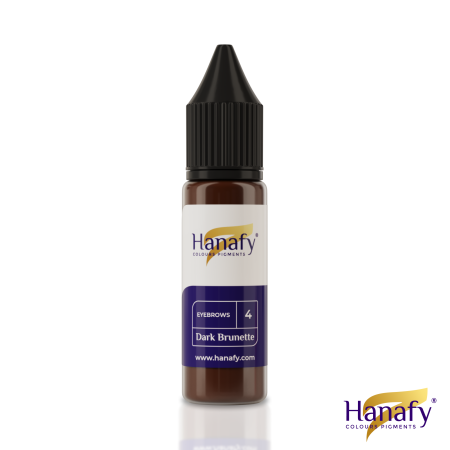 Hanafy Dark Brunette N4 pigment sprâncene PMU 15ml [1]