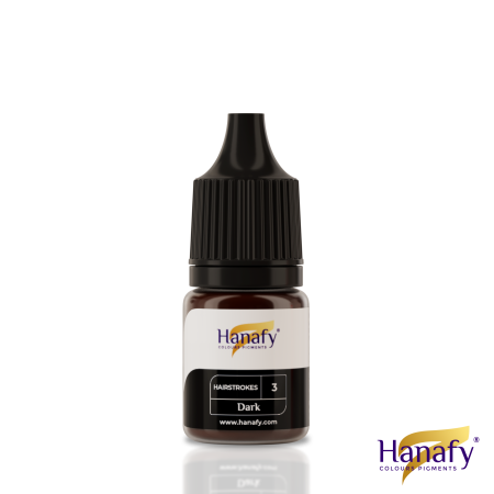 Pigmenti Micropigmentare - Hanafy Dark N3 pigment sprancene hairstrokes PMU