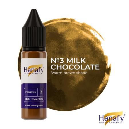 HANAFY - Hanafy Milk Chocolate N3 pigment sprâncene PMU 15ml