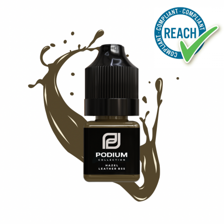 Pigmenti Micropigmentare - Pigment sprâncene Hazel Leather B55 PODIUM – maro oliv închis, REACH conform