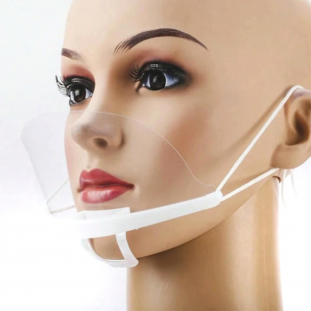 Bandă autoadezivă / folie transparentâ - Mască protecție plastic
