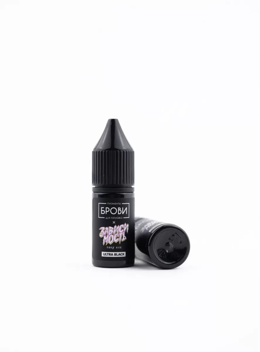 Pigmenti Micropigmentare - Pigment pentru tatuaj și machiaj permanent al sprâncenelor Mineral Ultra Black - BROVI ONE