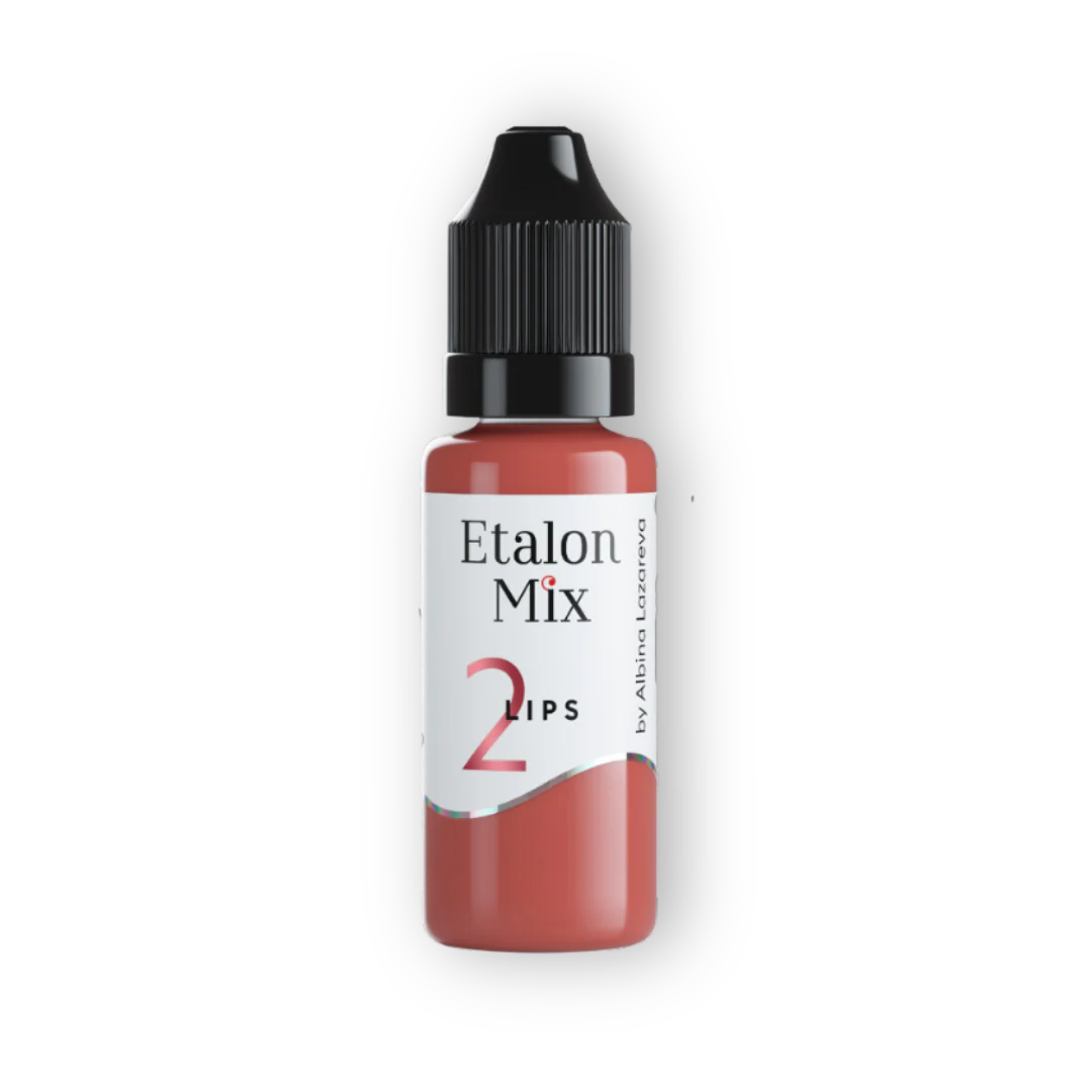 Pigmenti Micropigmentare - Pigment pentru machiaj permanent №2 Pink Caramel - Etalon Mix