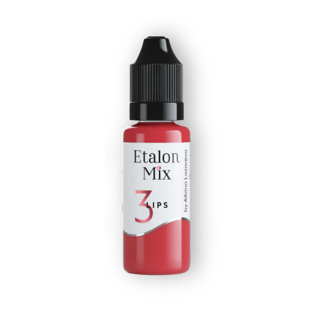 Pigmenti Micropigmentare - Etalon Mix N3 Berry Nectar – Pigment Roz Fructat pentru Buze Naturale