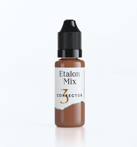 Pigmenti Micropigmentare - Pigment pentru machiaj permanent №3 Terracotta Corrector - Etalon Mix