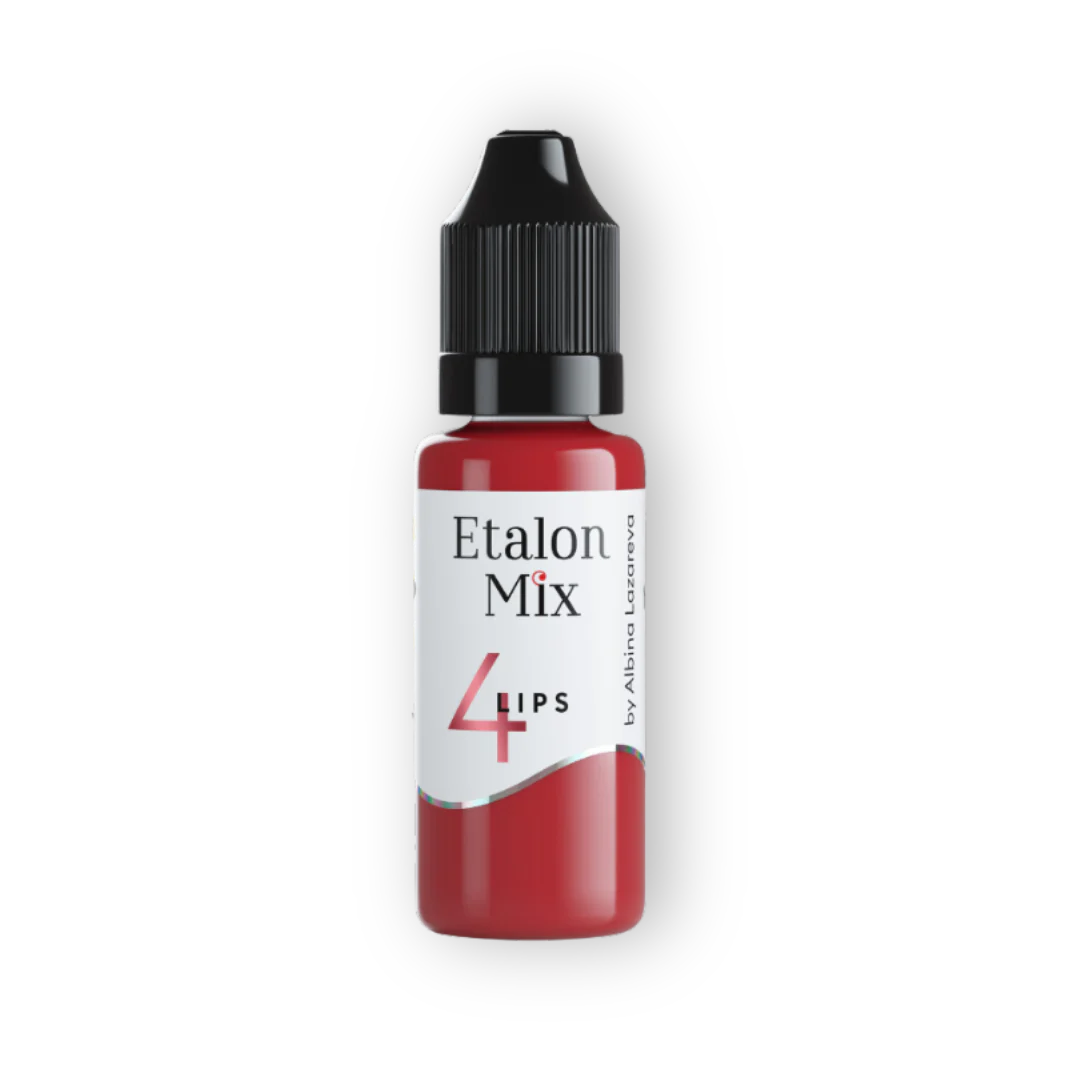 Pigmenti Micropigmentare - Pigment pentru machiaj permanent №4 Red Velvet - Etalon Mix